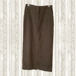 Carole Little Ultrasuede Maxi Pencil Skirt